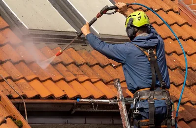 Démoussage et hydrofuge de toiture à Barquet